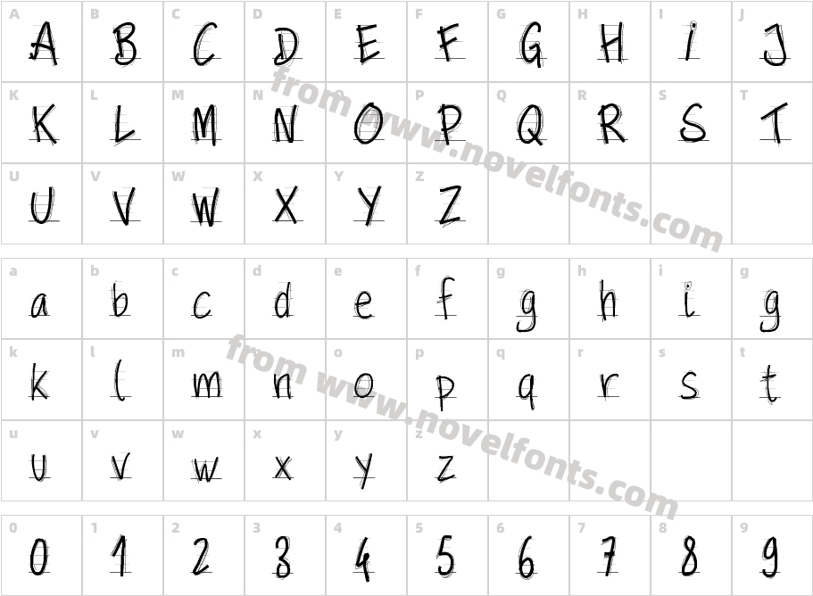 PWScolarpaperCharacter Map