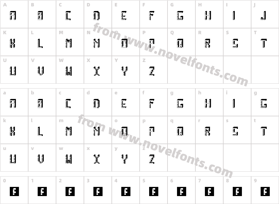 Arcade BoxesCharacter Map