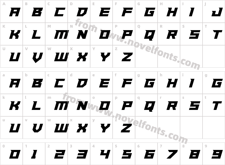 Paladins CondensedCharacter Map