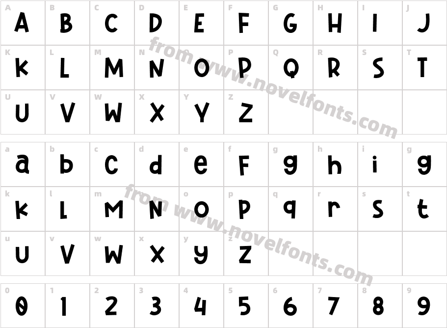 PamitCharacter Map