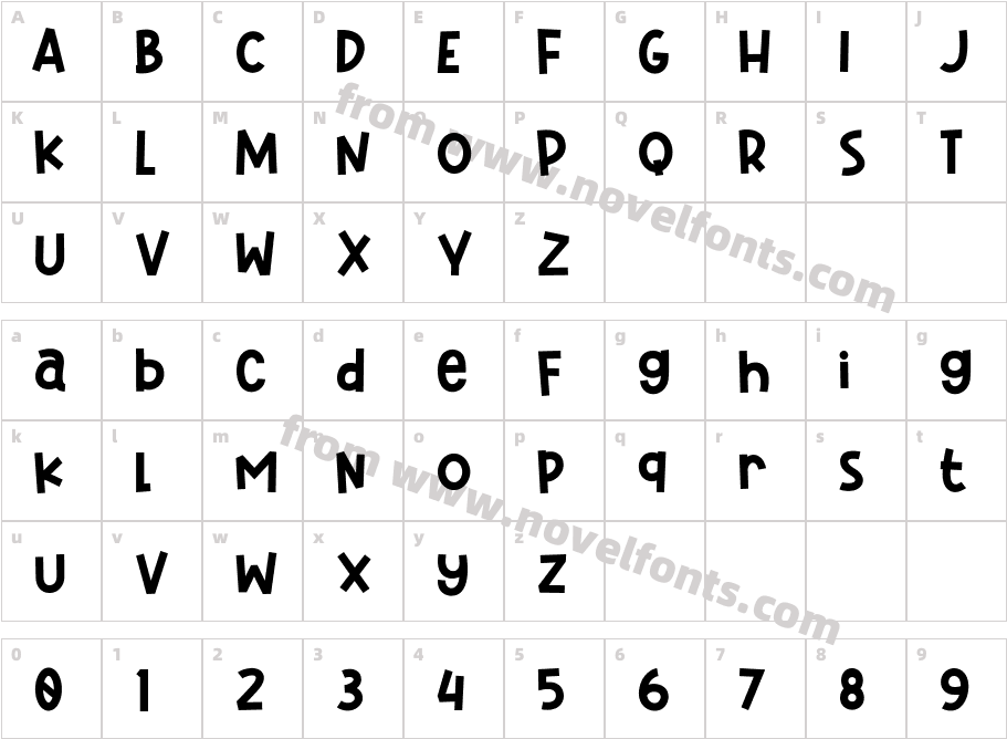 PamitCharacter Map