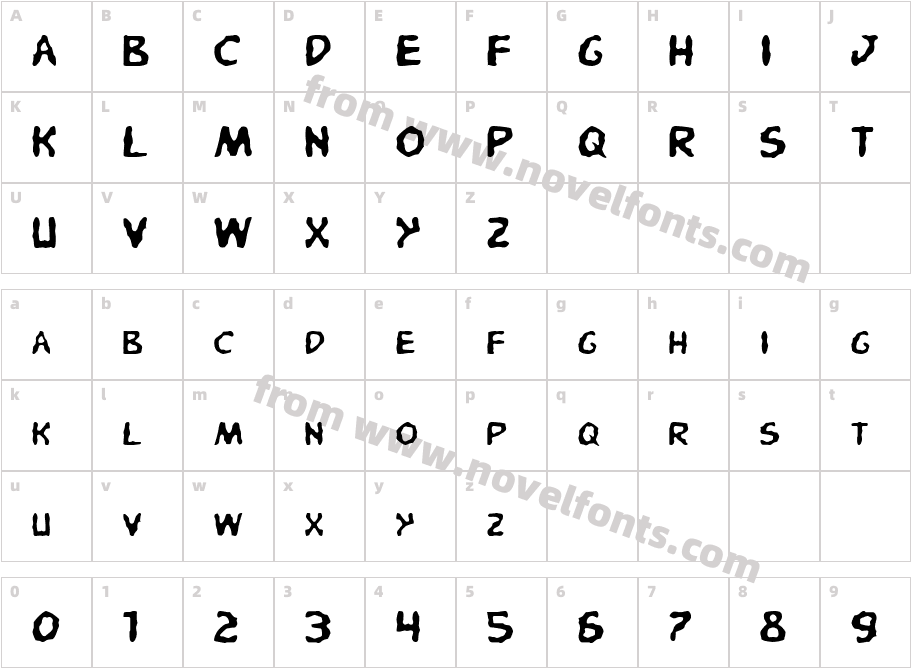 Pandemonious Puffery LightCharacter Map