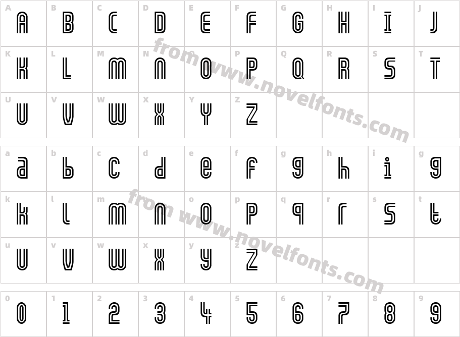 Arch  NormalCharacter Map