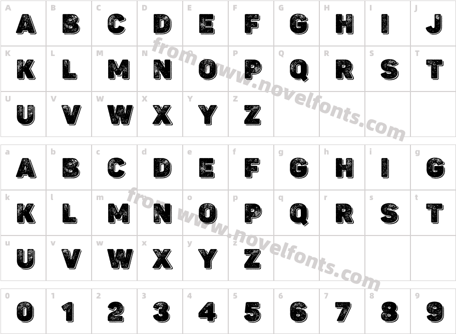 Panton Rust Heavy Gr ShCharacter Map