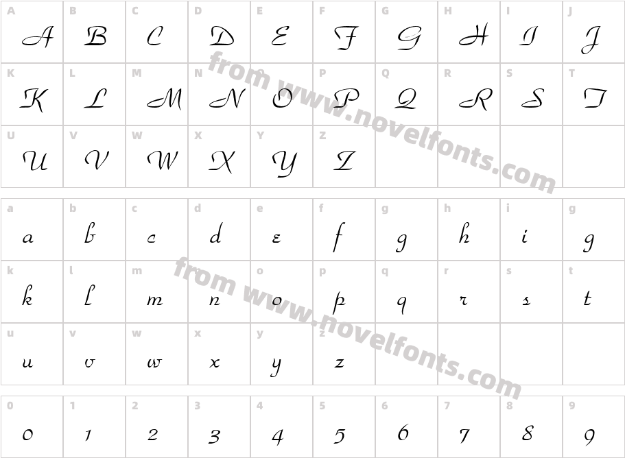 Paradise PlainCharacter Map