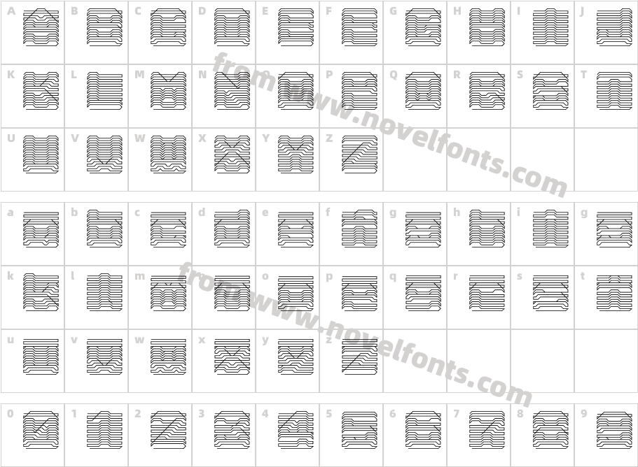 ParallelCharacter Map