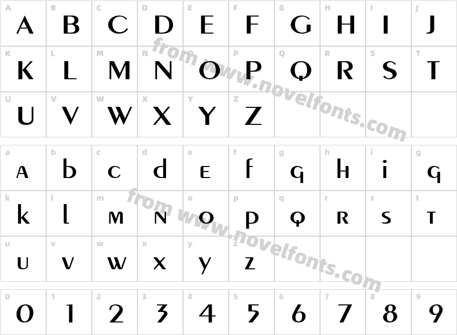 Pare Wide NormalCharacter Map