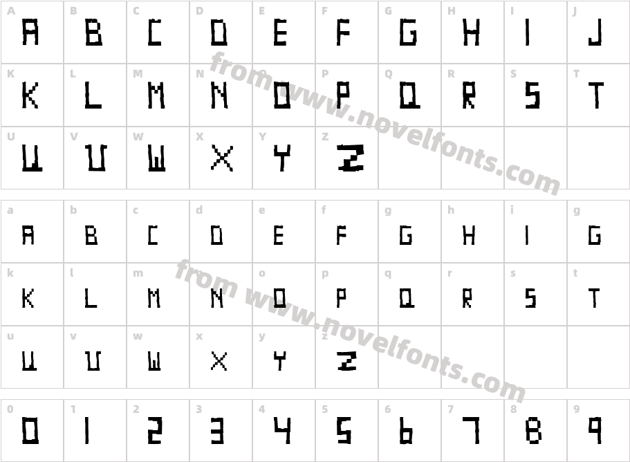 Paschnitow_SansRegularCharacter Map