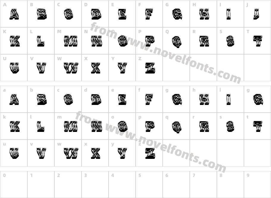 PathCharacter Map