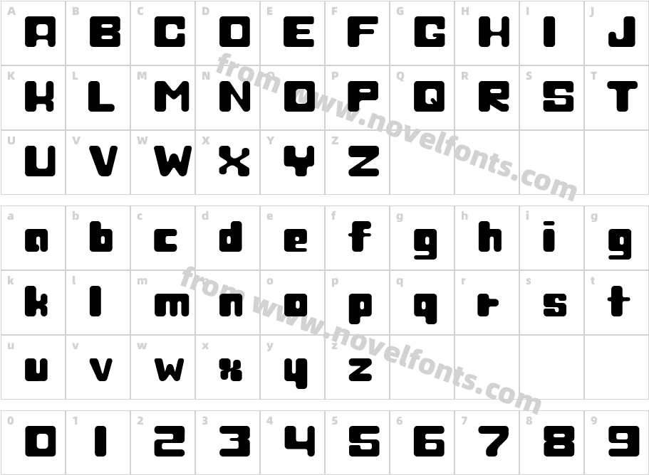 Peach melbaCharacter Map