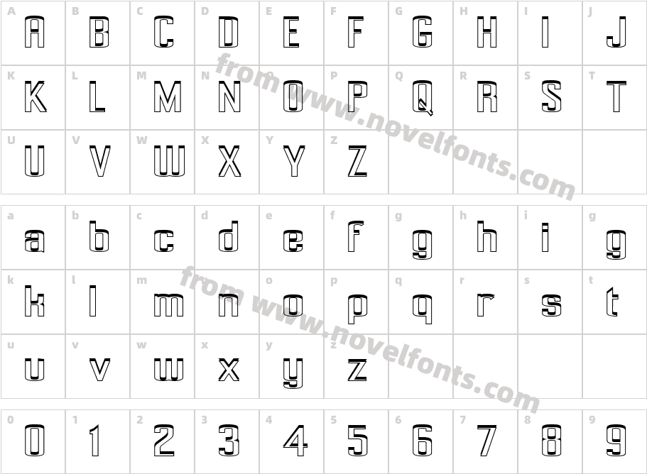 Pecot CouteirCharacter Map