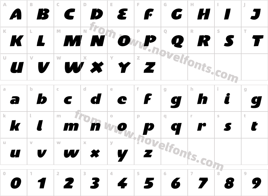 Penguin BlackCharacter Map