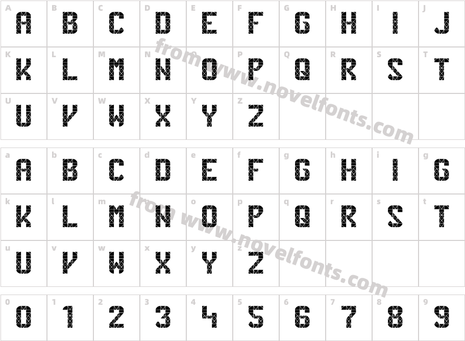 Penn StationCharacter Map