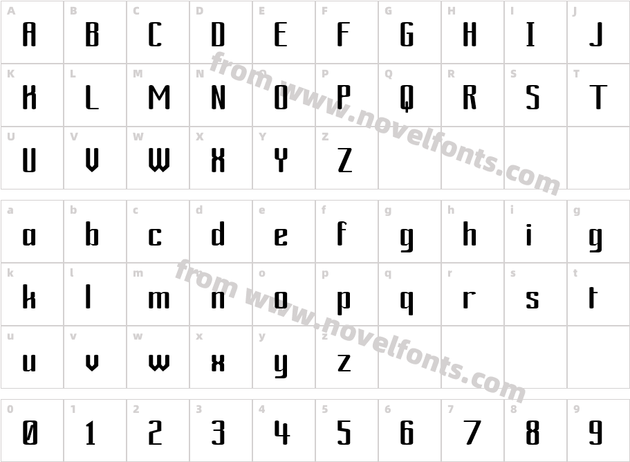 Ardour GMCharacter Map