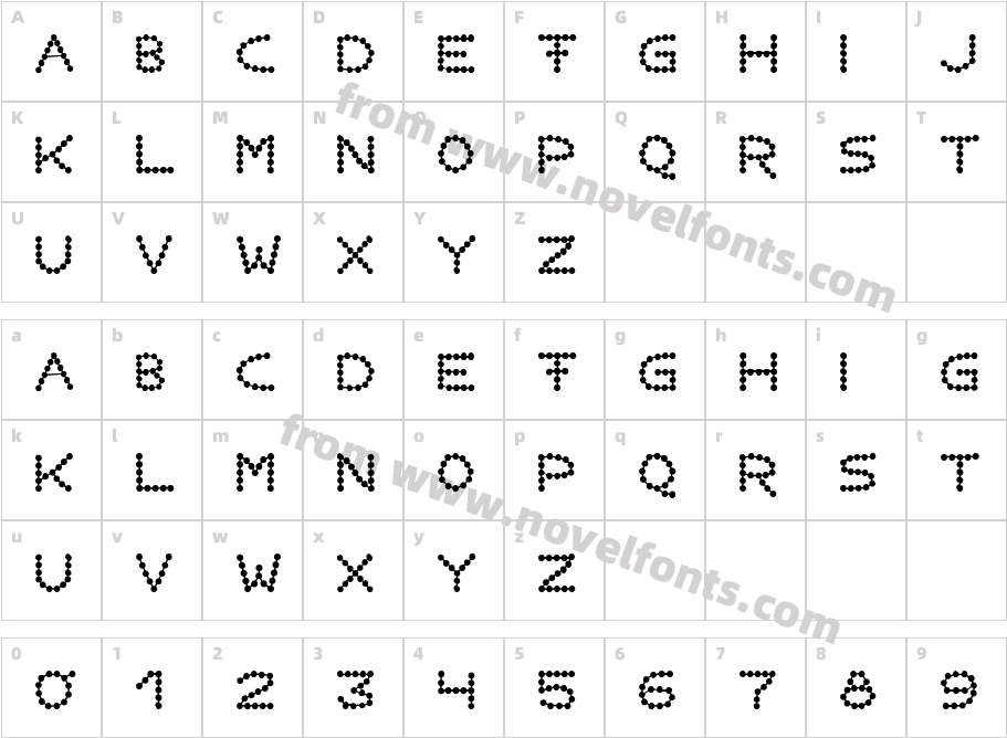 PerlenketteCharacter Map