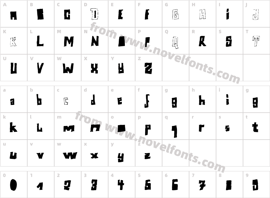 Perlon FatCharacter Map