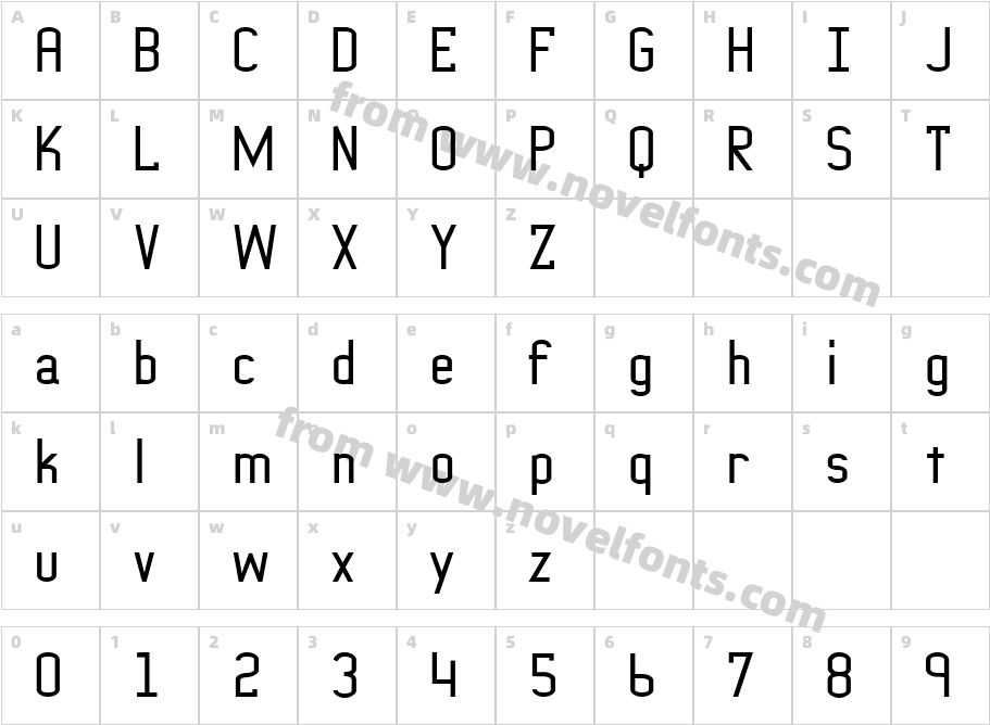 PeterPierre BoldCharacter Map