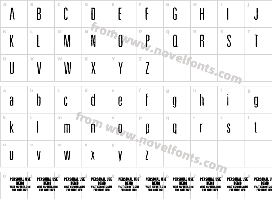 PewterCharacter Map