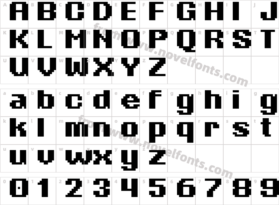 PhatoneCharacter Map