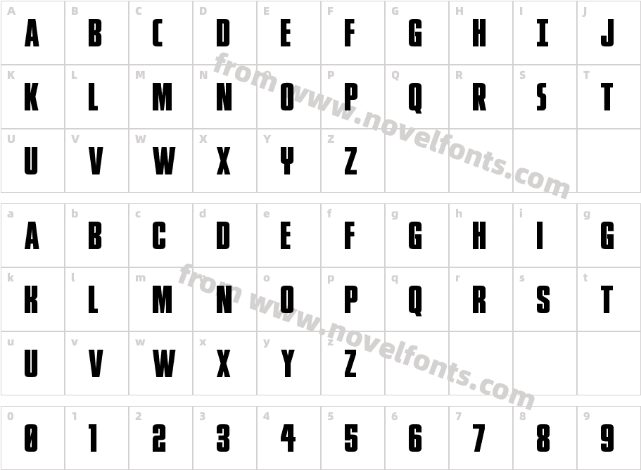 Phenomicon TitleCharacter Map