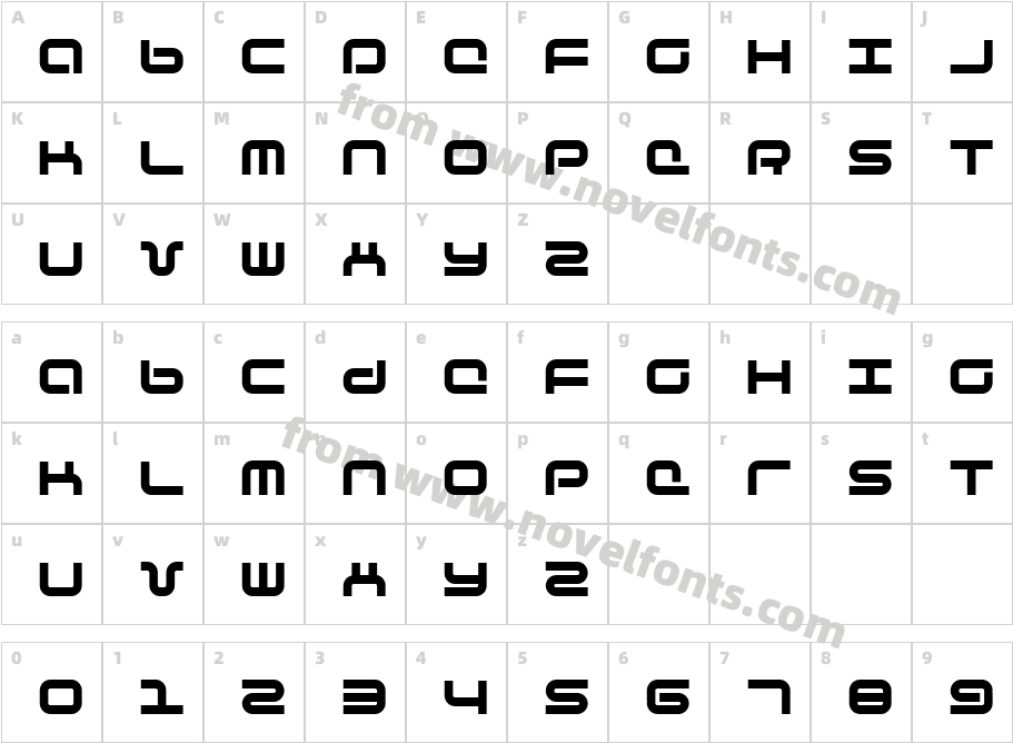 PhuturaCharacter Map