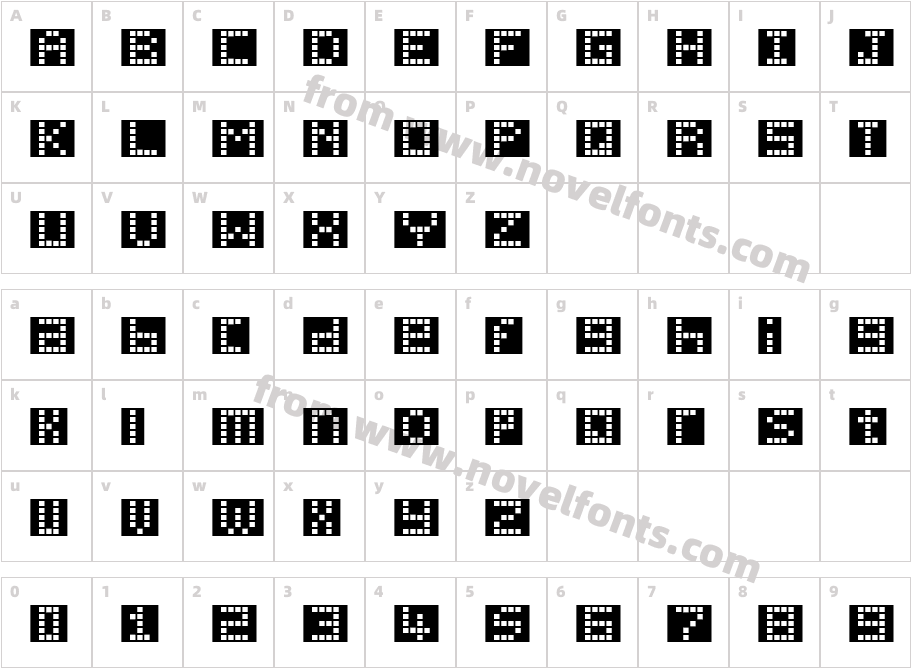 Pica Hole - XPLCharacter Map