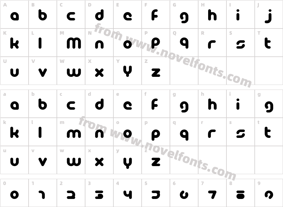 PicoBlackCharacter Map