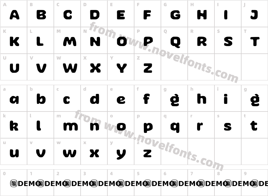 Argufy RegularCharacter Map