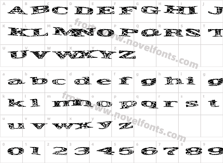 PirateSpiderCharacter Map