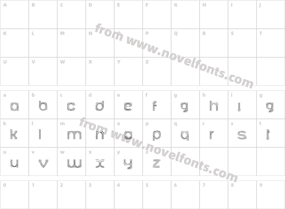 AriadneCharacter Map