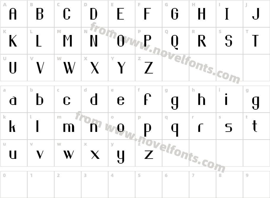 Piring HitamCharacter Map