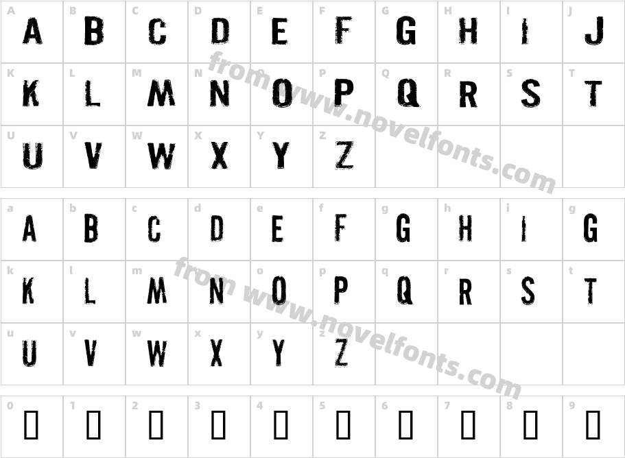 PistolgripCharacter Map