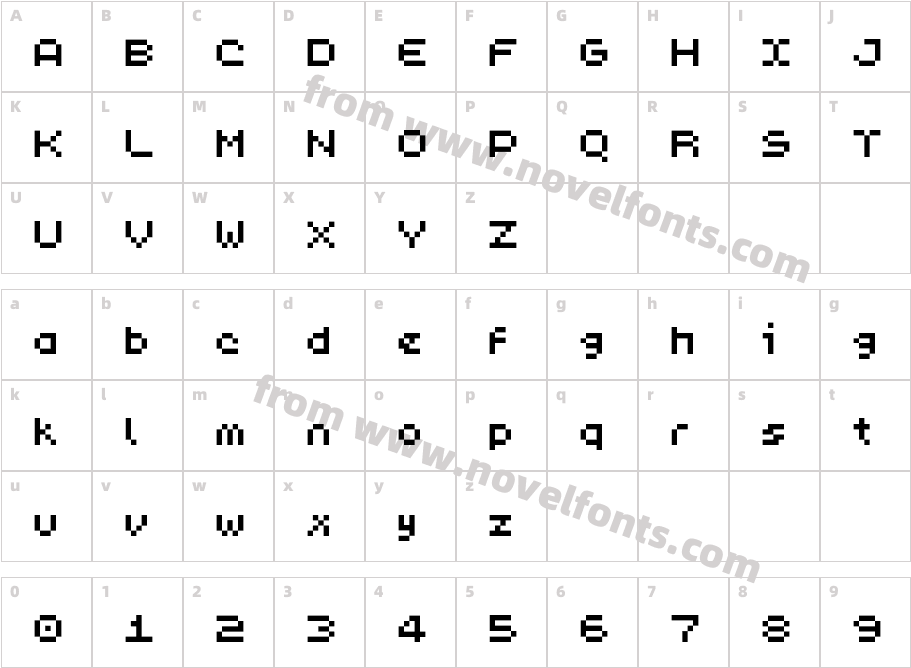 PixLCharacter Map