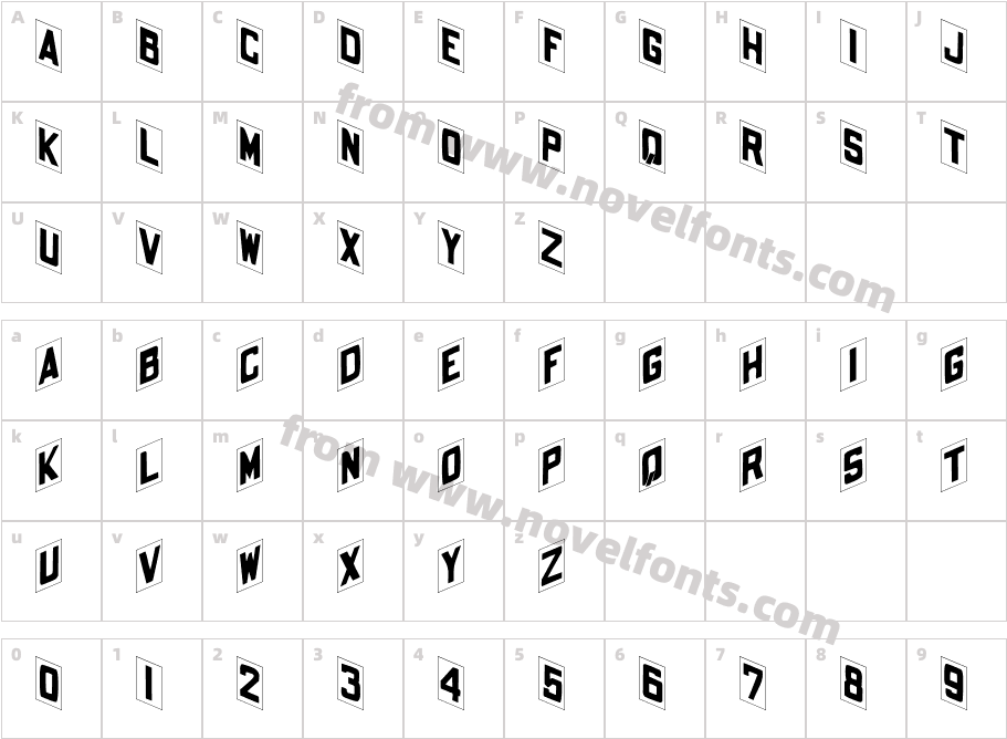 PlacardCharacter Map