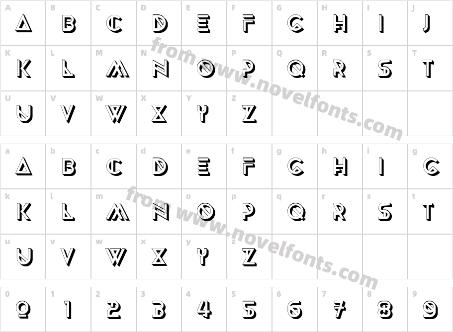 Placed RegularCharacter Map