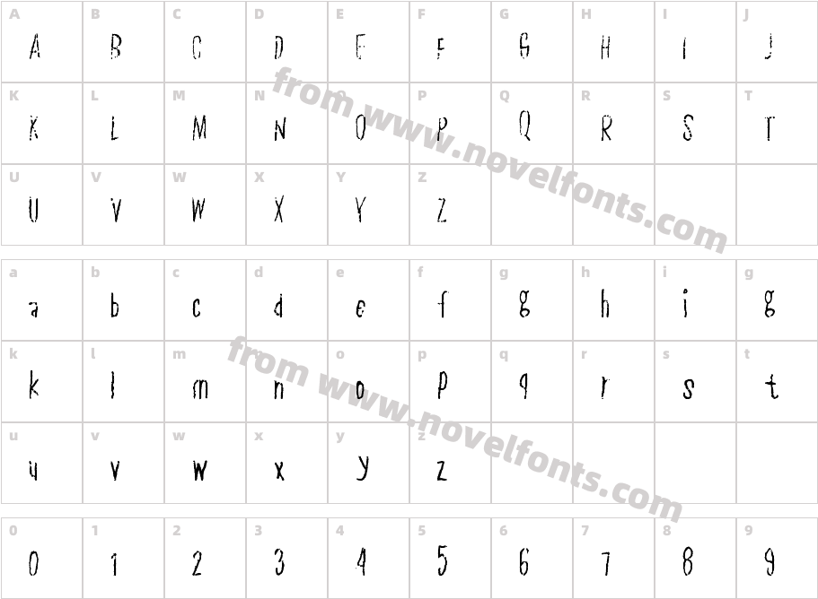 PlainSliceCharacter Map