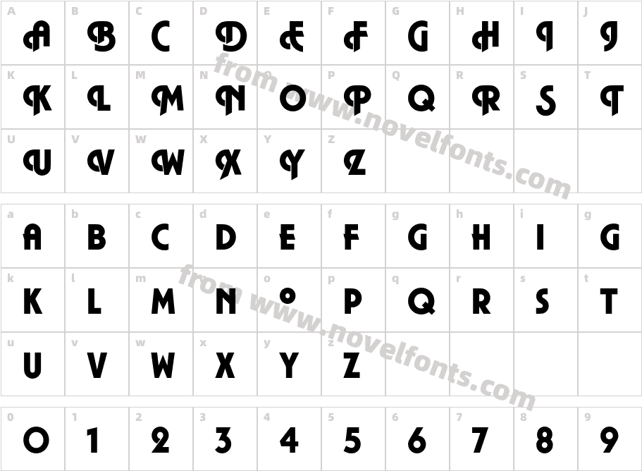 PlazaEF-UltraCharacter Map