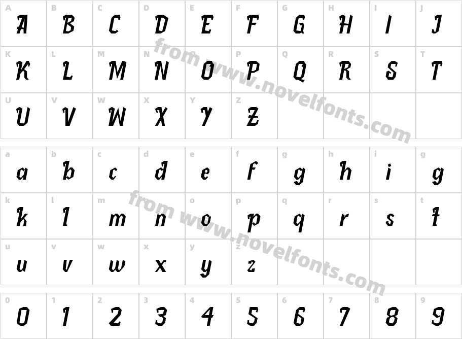 PletakrutukCharacter Map