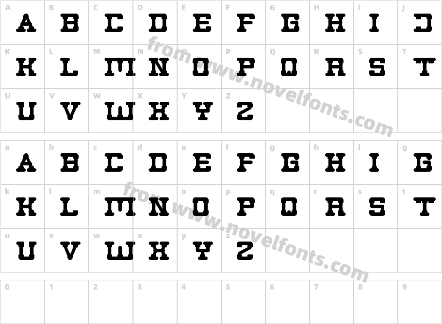 PlumbingCharacter Map