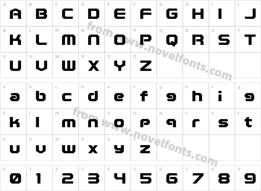 Polentical NeonCharacter Map