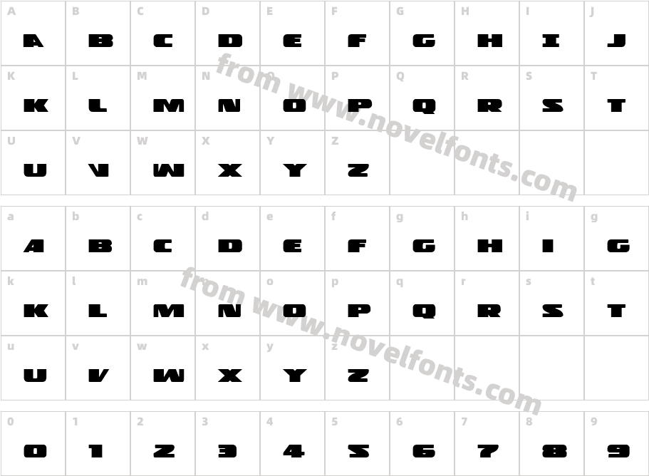 Police Cruiser ExpandedCharacter Map