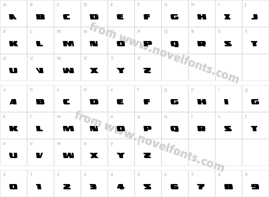 Police Cruiser LeftalicCharacter Map