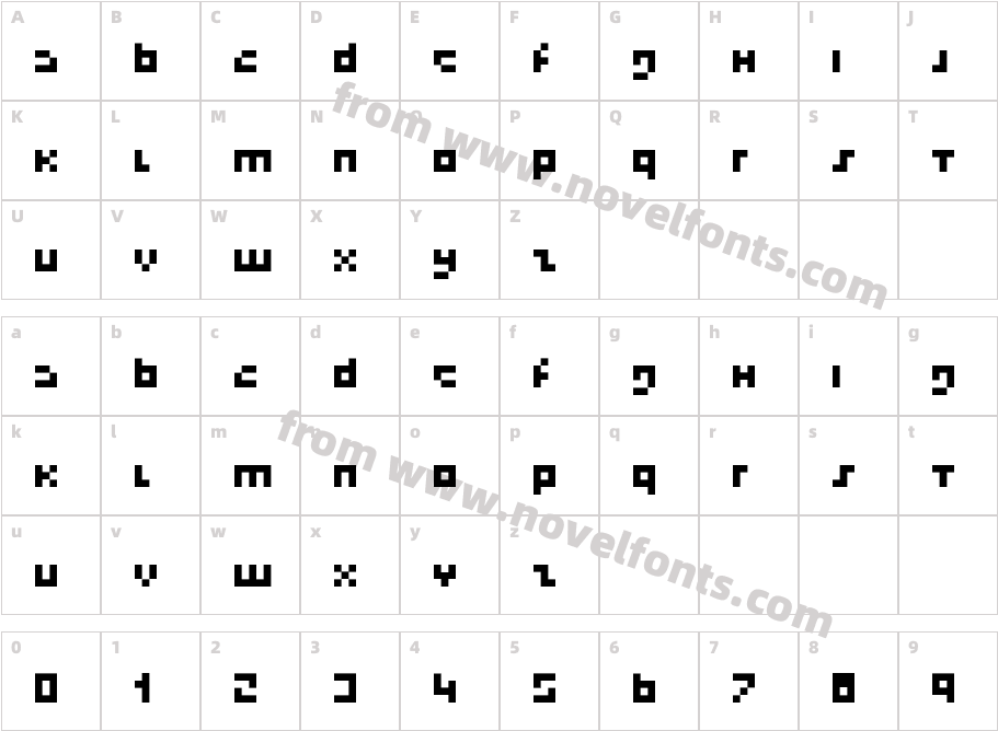 Poppkorn RegularCharacter Map