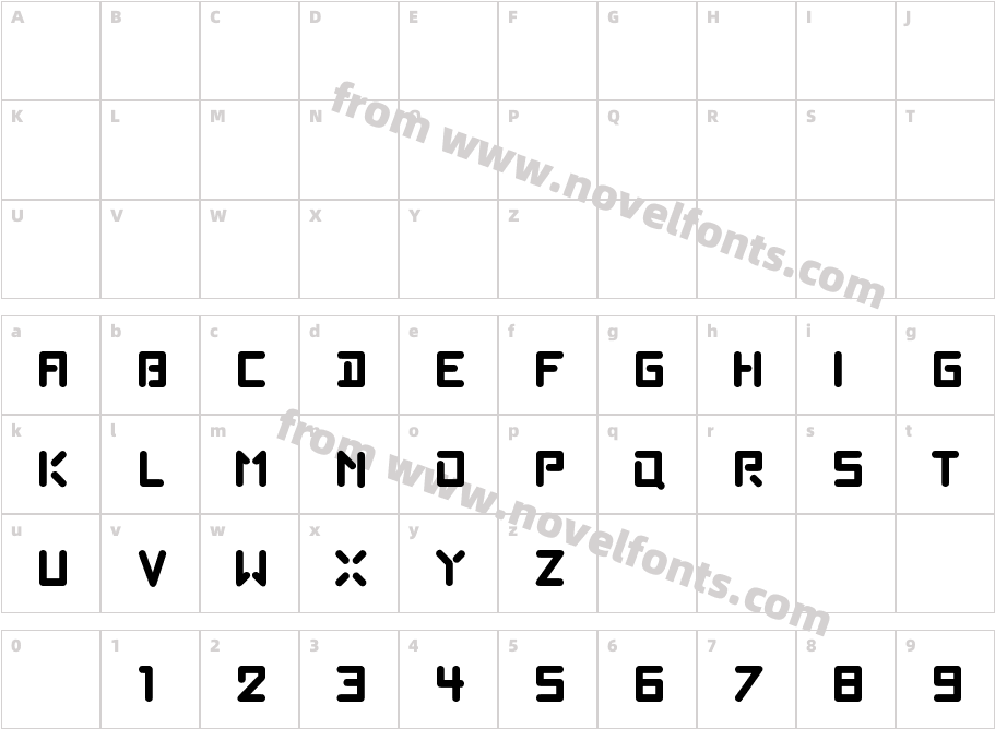 PoprockCharacter Map