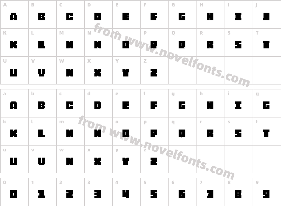 PorkerCharacter Map