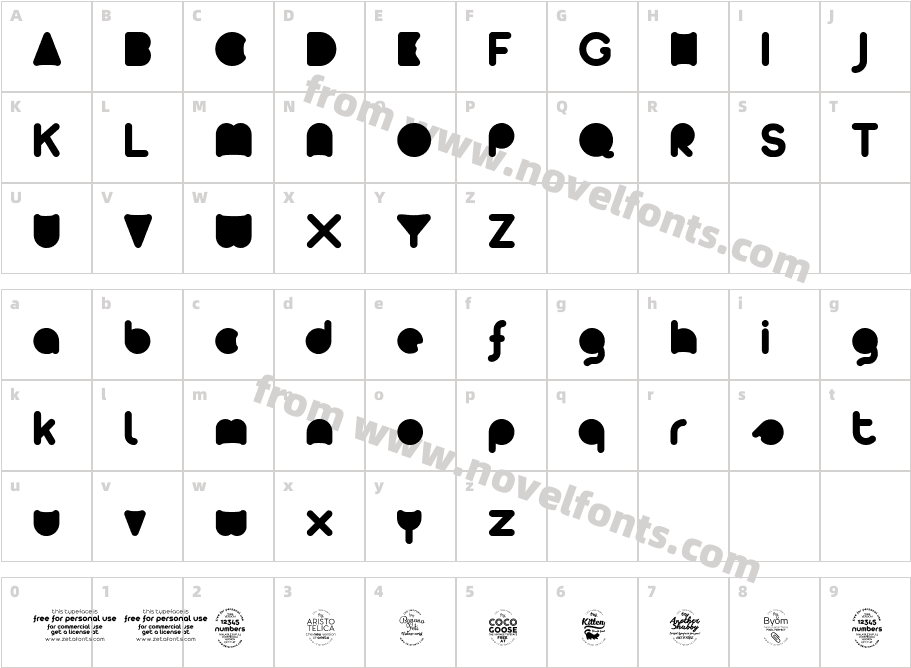 Arista 2.0 Alternate fullCharacter Map