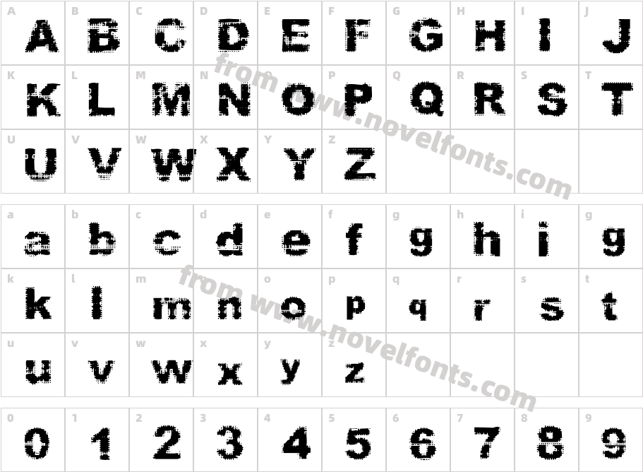 PrefixCharacter Map