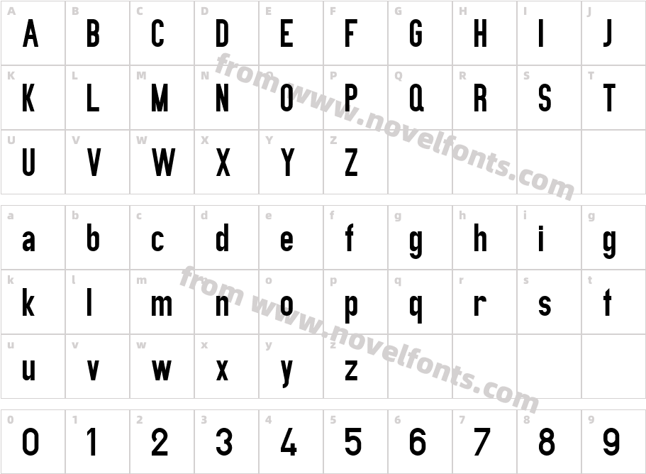 PreussischeIV44Ausgabe3Character Map