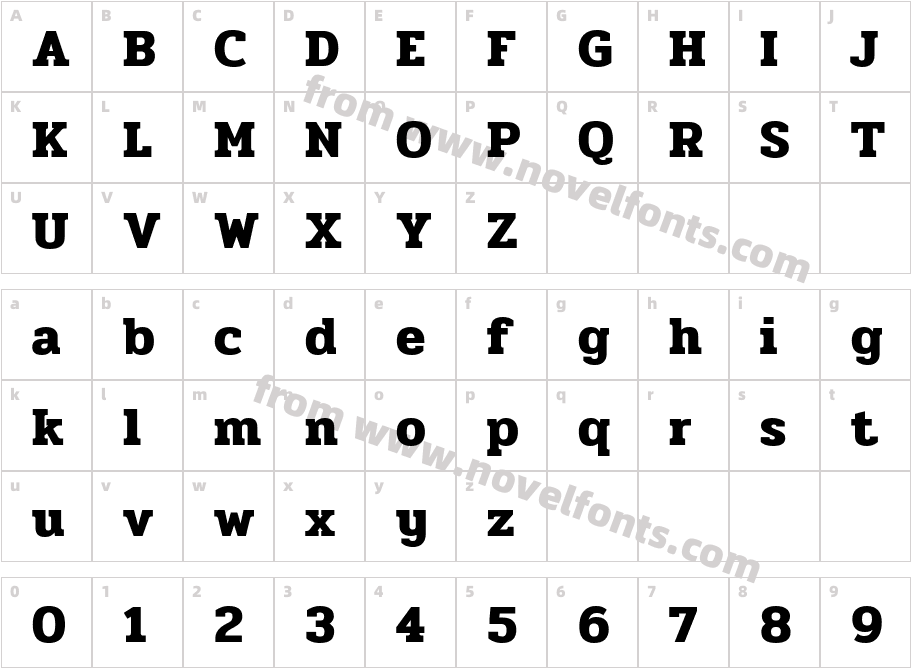 Pridi BoldCharacter Map