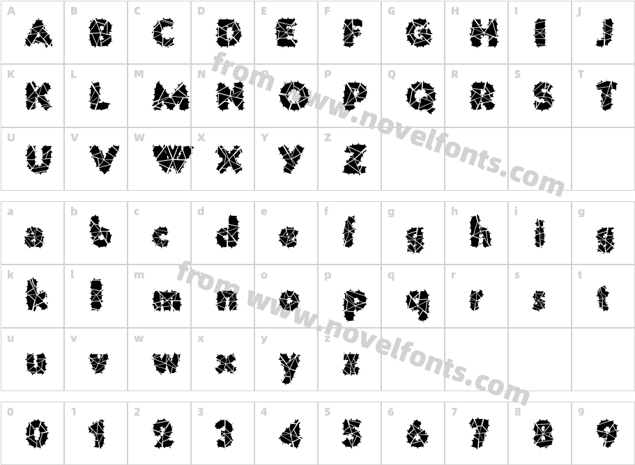 Prison Wire 1Character Map